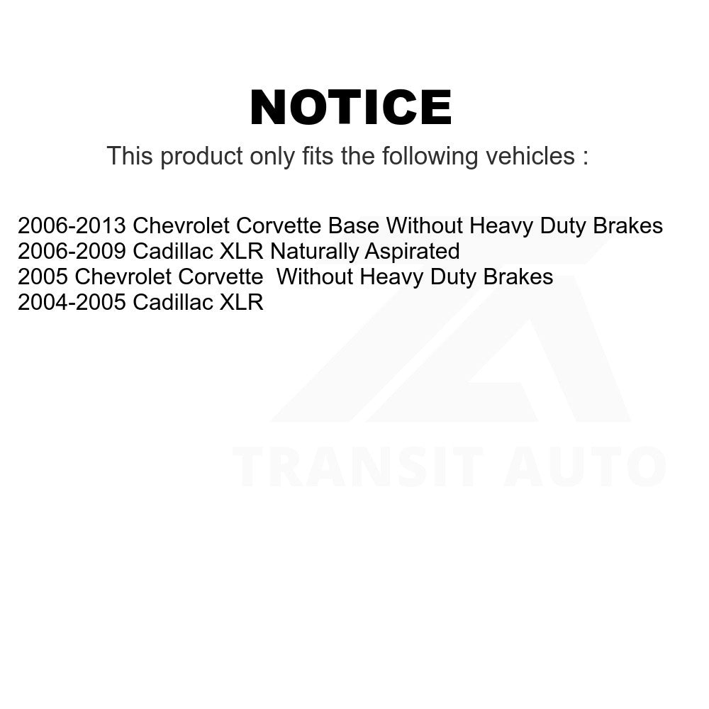 Front Disc Brake Rotor 8-580253 For Chevrolet Corvette Cadillac XLR