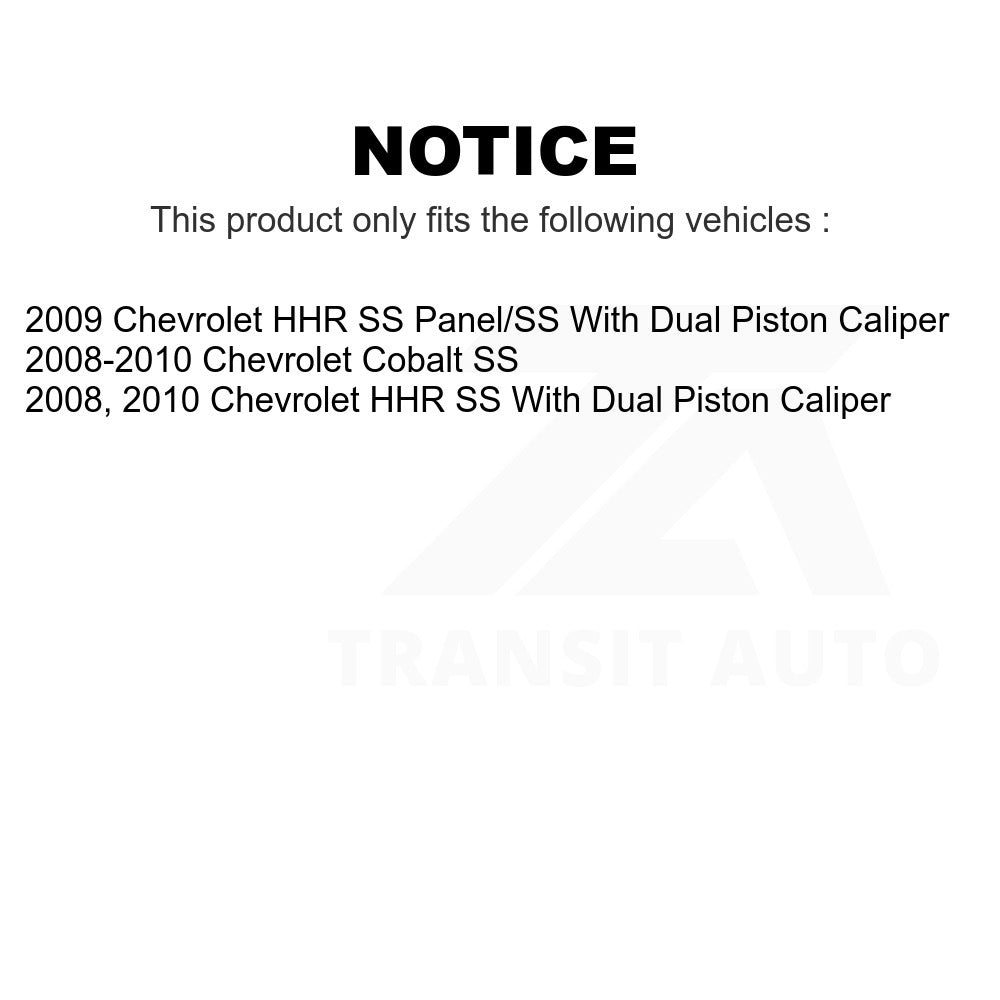 Front Disc Brake Rotor 8-580775 For Chevrolet Cobalt HHR