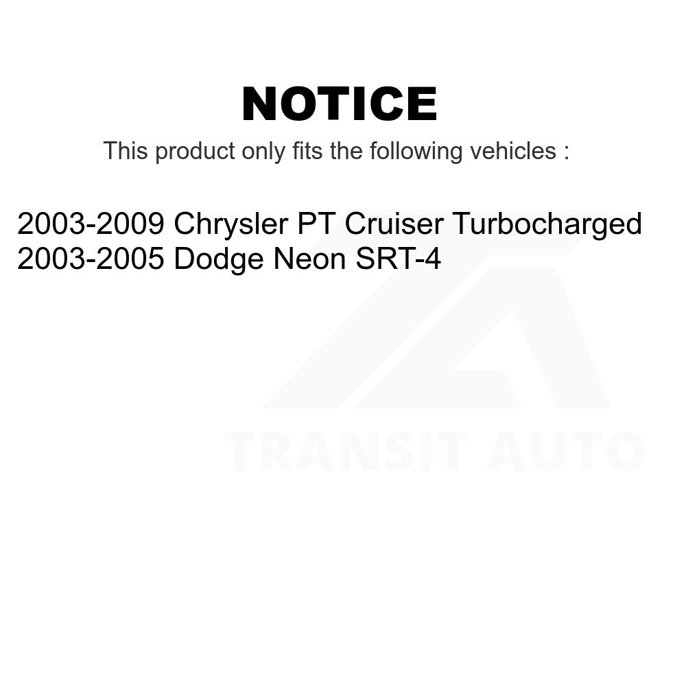 Front Disc Brake Rotor 8-780136 For Chrysler PT Cruiser Dodge Neon
