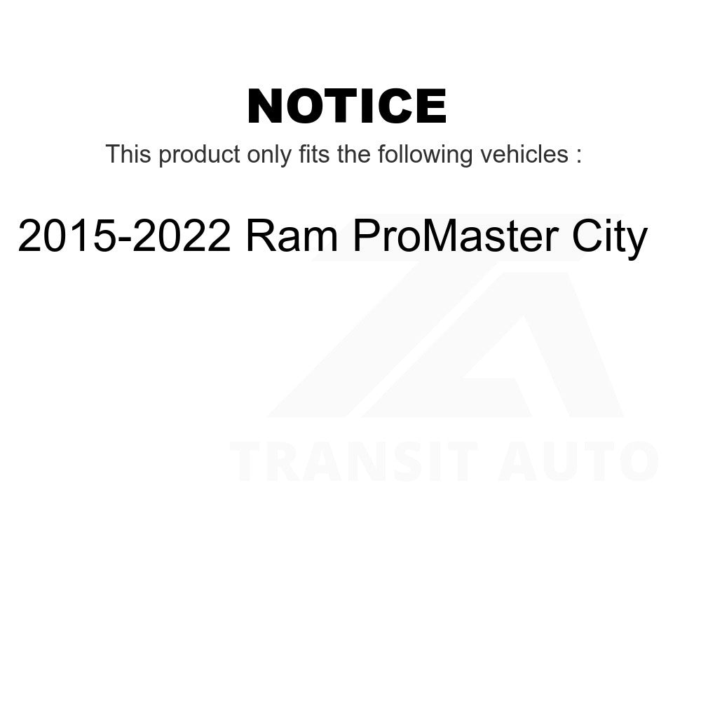 Front Disc Brake Rotor 8-781950 For 2015-2022 Ram ProMaster City