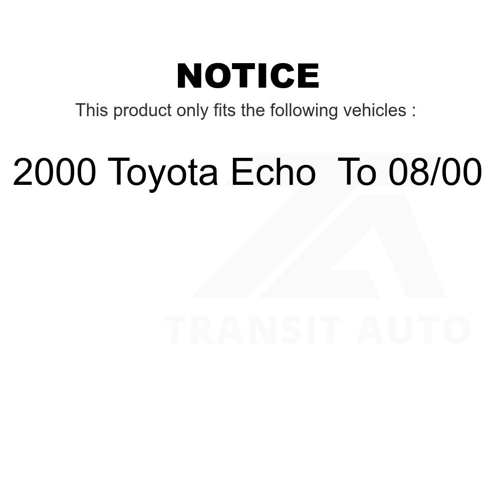 Front Disc Brake Rotor 8-96986 For 2000 Toyota Echo To 08 00