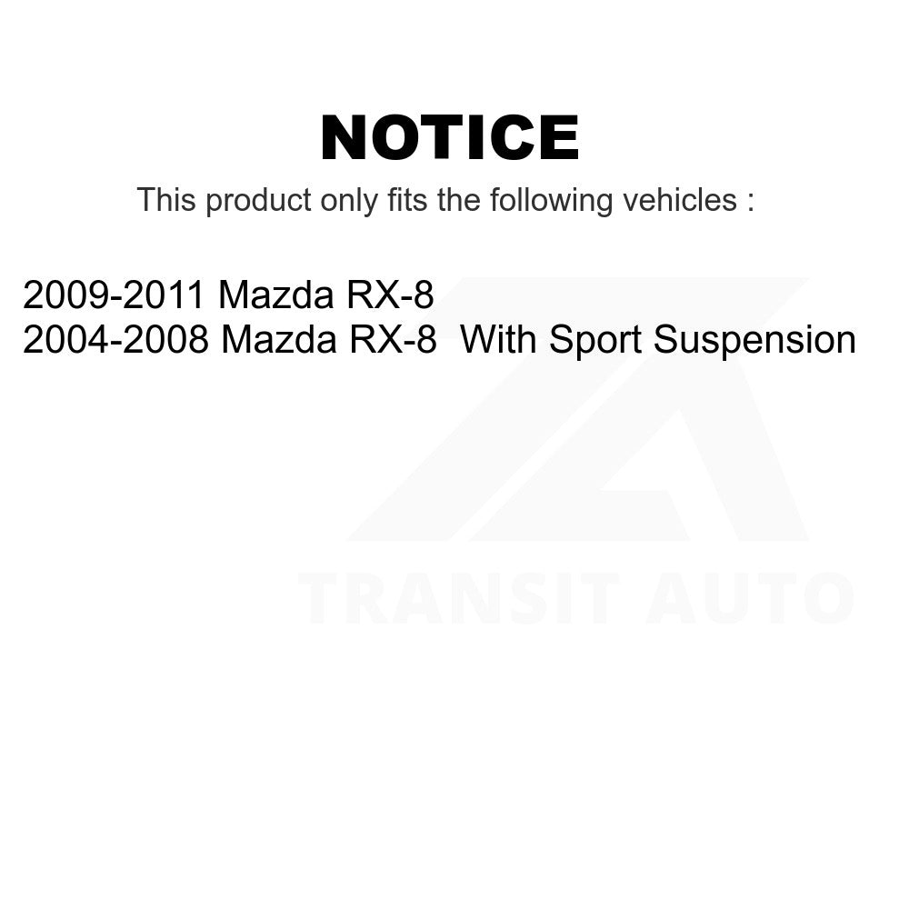 Front Disc Brake Rotor 8-980293 For Mazda RX-8