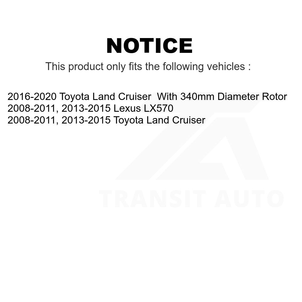 Front Disc Brake Rotor 8-980671 For Toyota Land Cruiser Lexus LX570