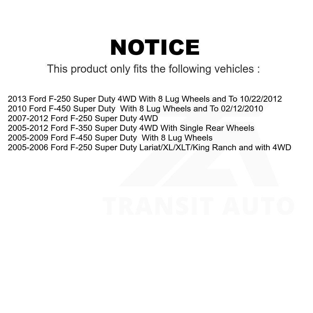 Front Disc Brake Rotor GCR-680280 For Ford F-250 Super Duty F-350 F-450