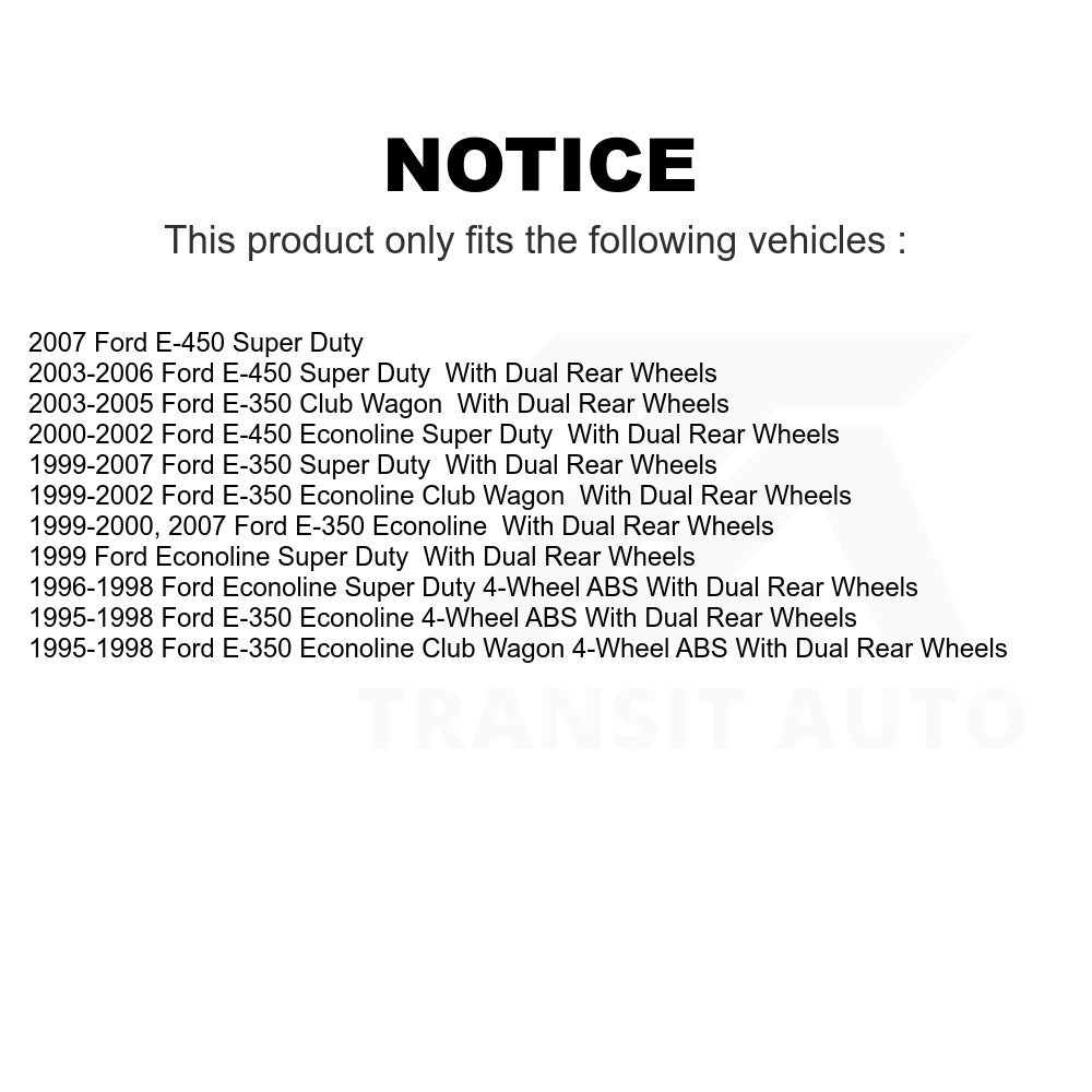 Front Disc Brake Rotor Hub Assembly 8-66529 For Ford E-350 Super Duty Econoline Club Wagon E-450