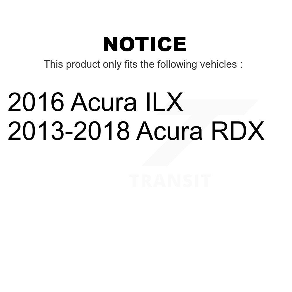 Front Disc Brake Rotors Pair For Acura RDX ILX K8-100532