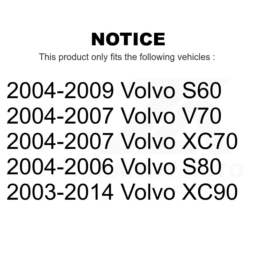 Front Inner Steering Tie Rod End TOR-EV800043 For Volvo XC90 S60 XC70 V70 S80