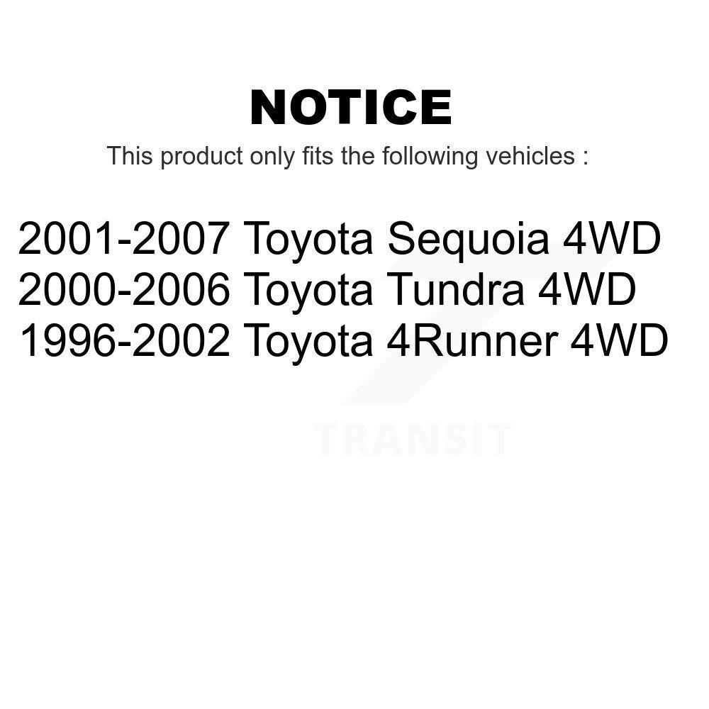 Front Inner Wheel Bearing And Race Pair For Toyota Tundra 4Runner Sequoia 4WD K70-101320