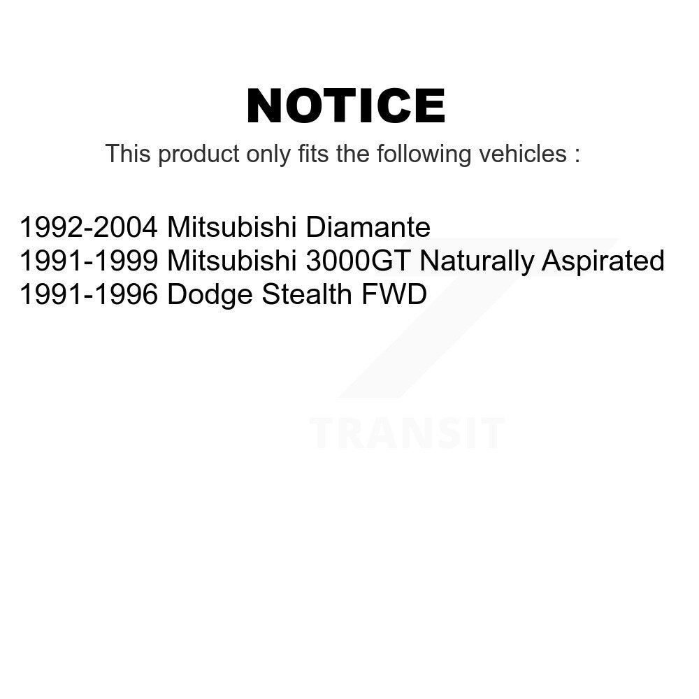 Front Inner Wheel Bearing Pair For Mitsubishi 3000GT Diamante Dodge Stealth K70-101338