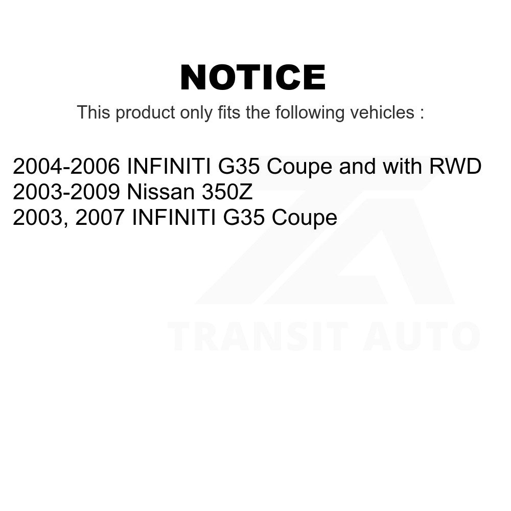 Front Left Lower Rearward Suspension Control Arm Ball Joint Assembly TOR-CK621373 For INFINITI G35 Nissan 350Z