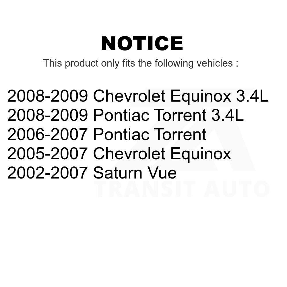 Front Left Suspension Stabilizer Bar Link Kit 72-K80461 For Chevrolet Equinox Saturn Vue Pontiac Torrent