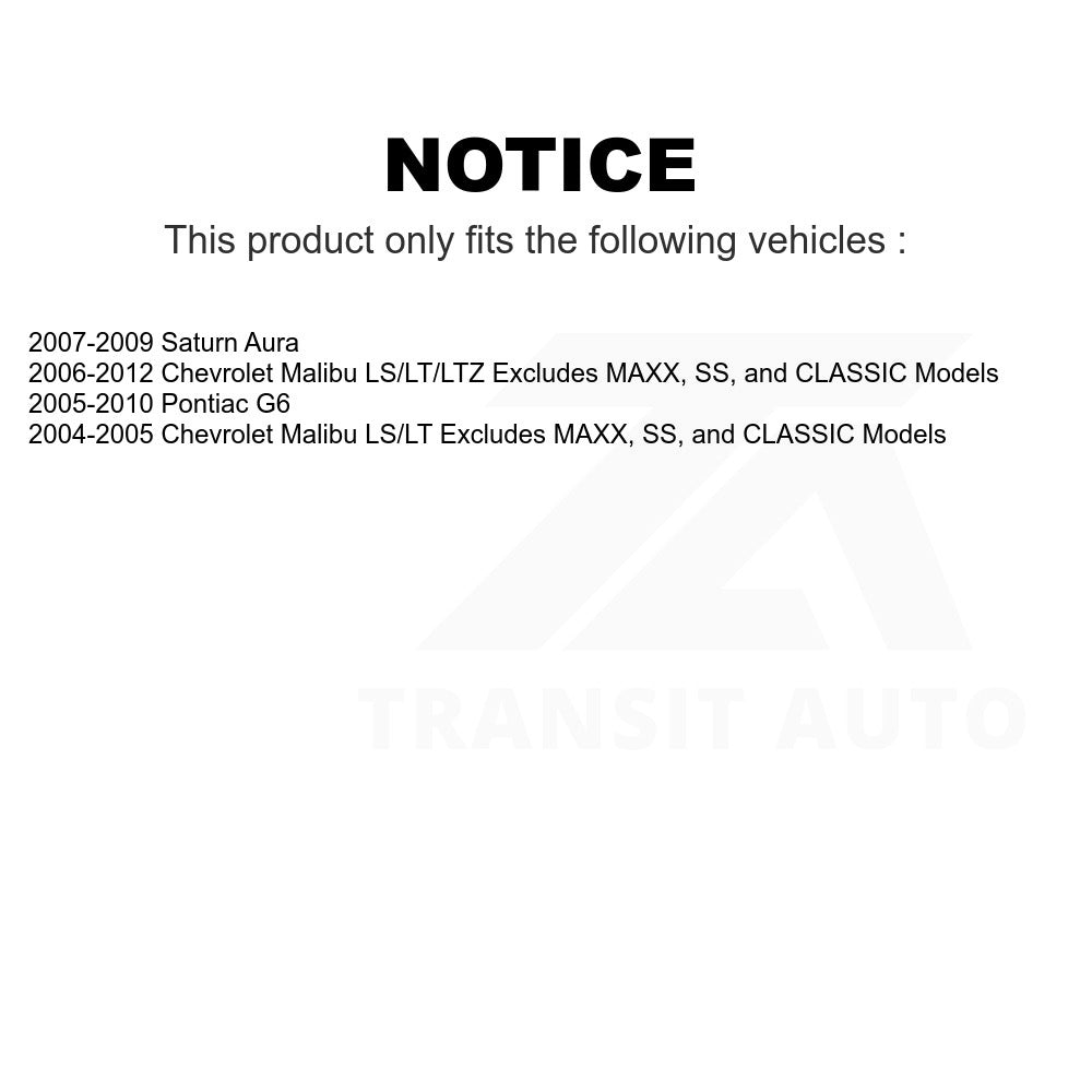 Front Left Suspension Strut Coil Spring Assembly 78A-11671 For Chevrolet Malibu Pontiac G6 Saturn Aura