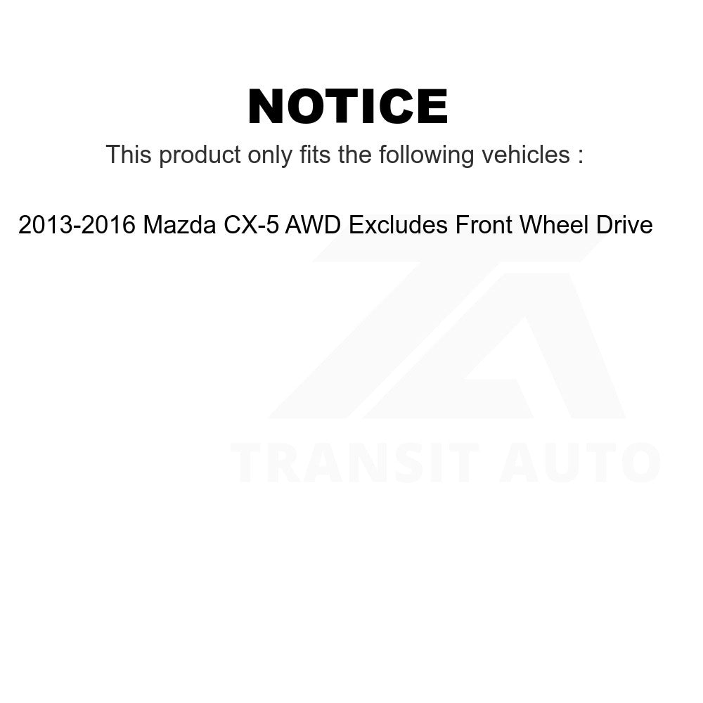 Front Left Suspension Strut Coil Spring Assembly 78A-11695 For 2013-2016 Mazda CX-5 AWD Excludes Wheel Drive