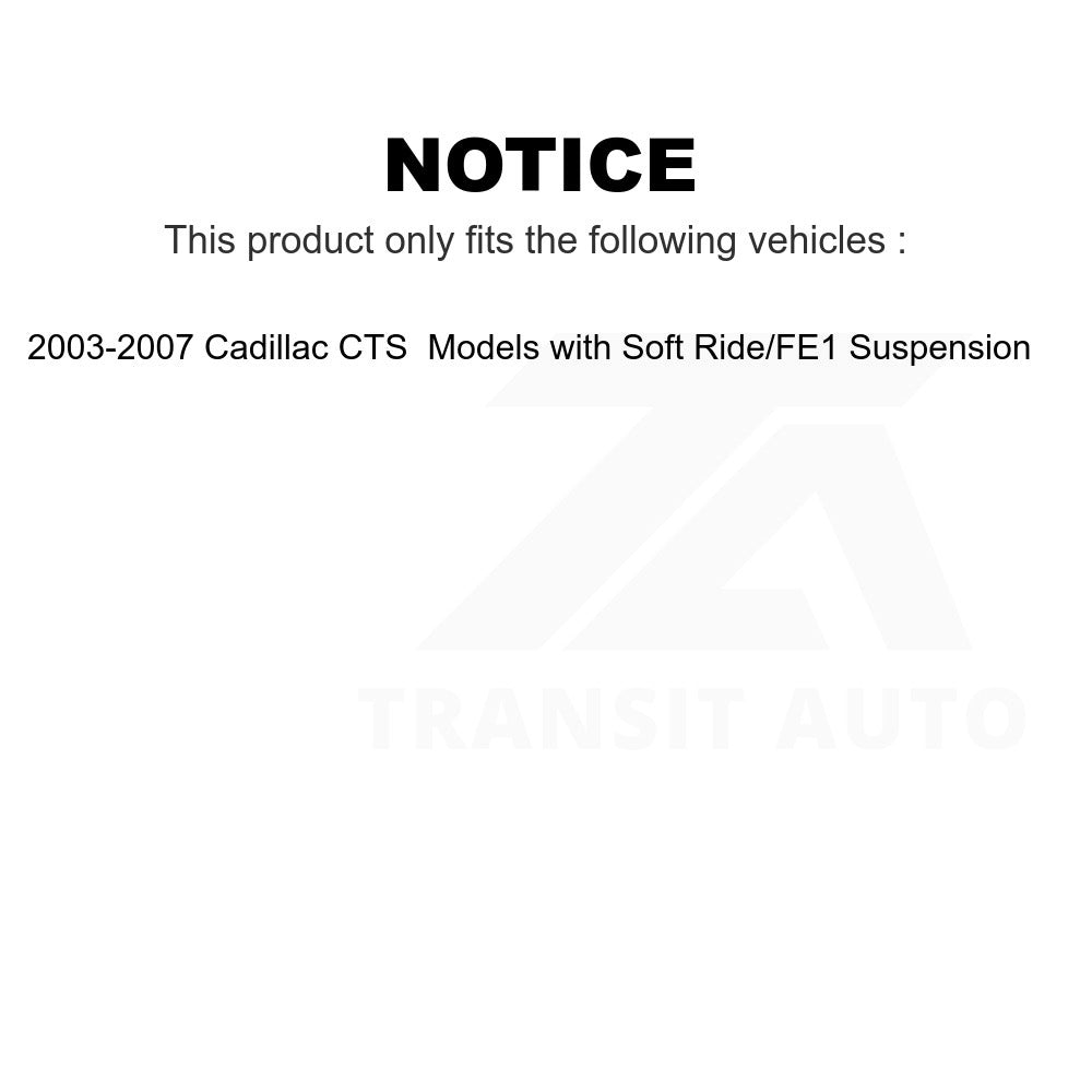 Front Left Suspension Strut Coil Spring Assembly 78A-11703 For 2003-2007 Cadillac CTS Models with Soft Ride FE1