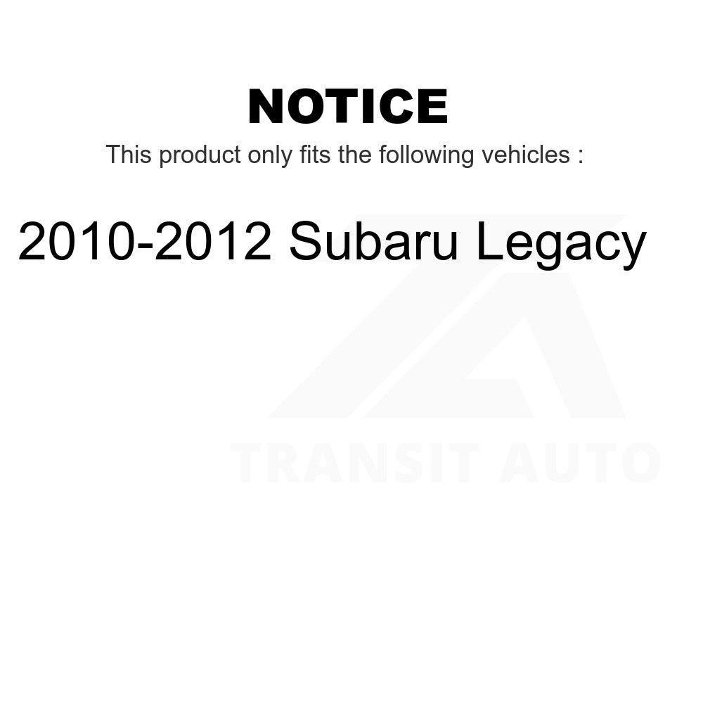 Front Left Suspension Strut Coil Spring Assembly 78A-11913 For 2010-2014 Subaru Legacy