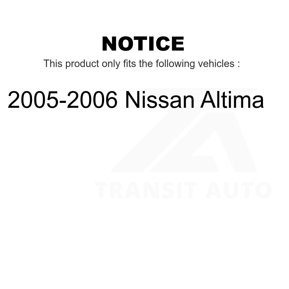Front Outer Steering Tie Rod End 72-ES800527 For 2005-2006 Nissan Altima