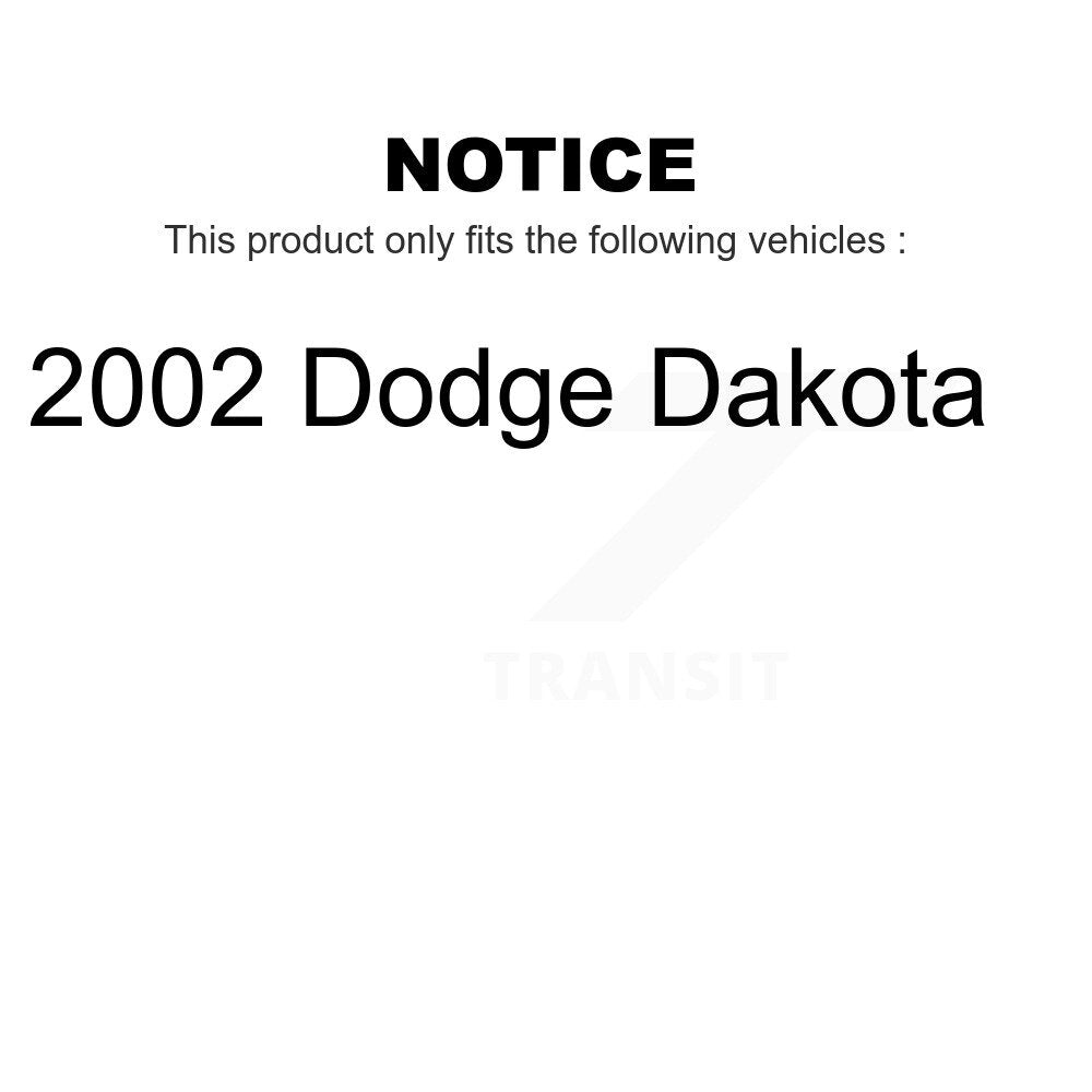 Front Rear Ceramic Brake Pads Kit For 2002 Dodge Dakota KCX-100034