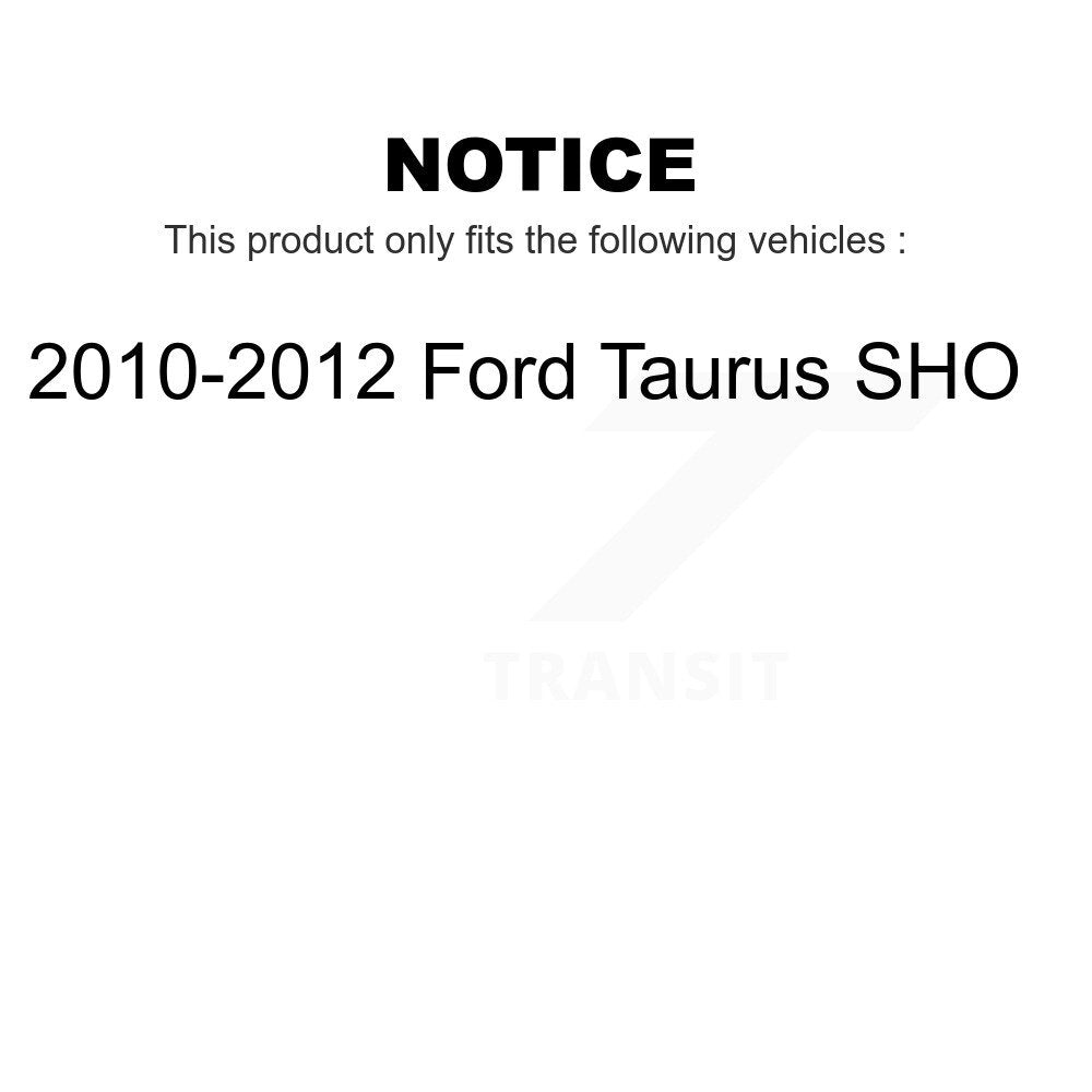 Front Rear Ceramic Brake Pads Kit For 2010-2012 Ford Taurus SHO KCX-100002