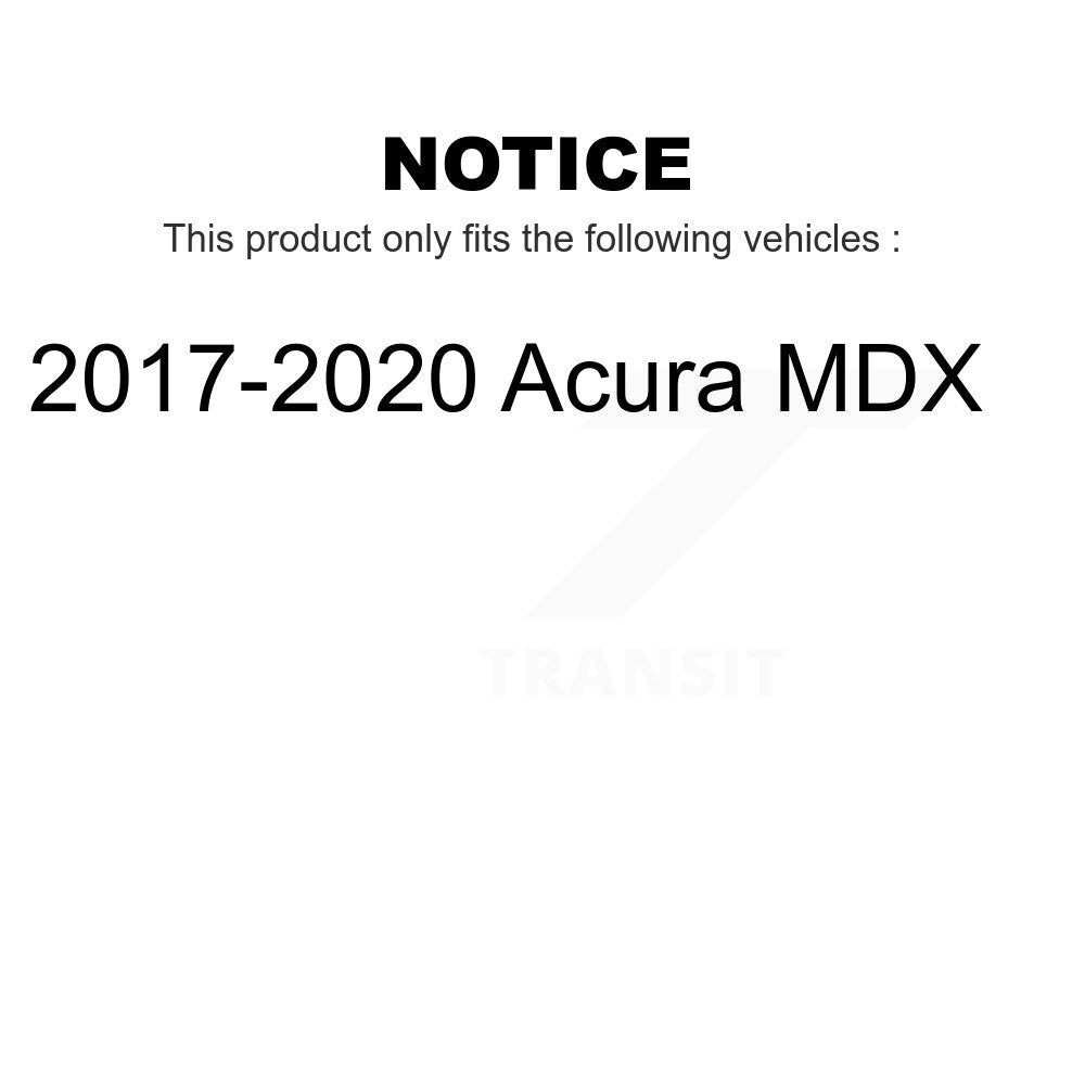Front Rear Ceramic Brake Pads Kit For 2017-2020 Acura MDX KCX-100298