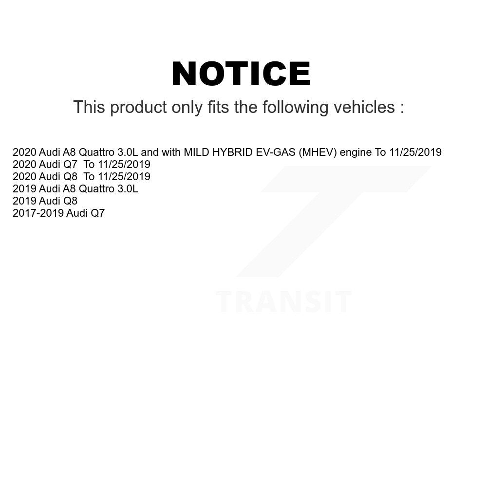 Front Rear Ceramic Brake Pads Kit For Audi Q7 Q8 A8 Quattro KTC-100594