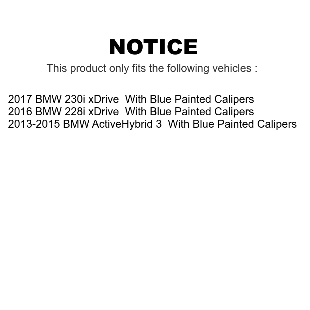 Front Rear Ceramic Brake Pads Kit For BMW 328i 428i 330i xDrive 335i M4 430i Gran Coupe M3 435i 340i 230i 228i 440i M2 M240i GT ActiveHybrid 3 KCX-100392