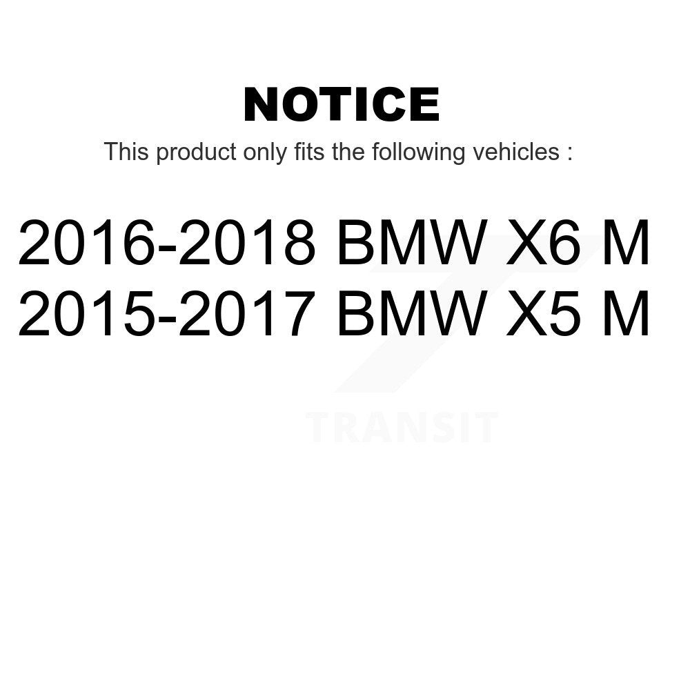 Front Rear Ceramic Brake Pads Kit For BMW X5 X6 M KTC-100668