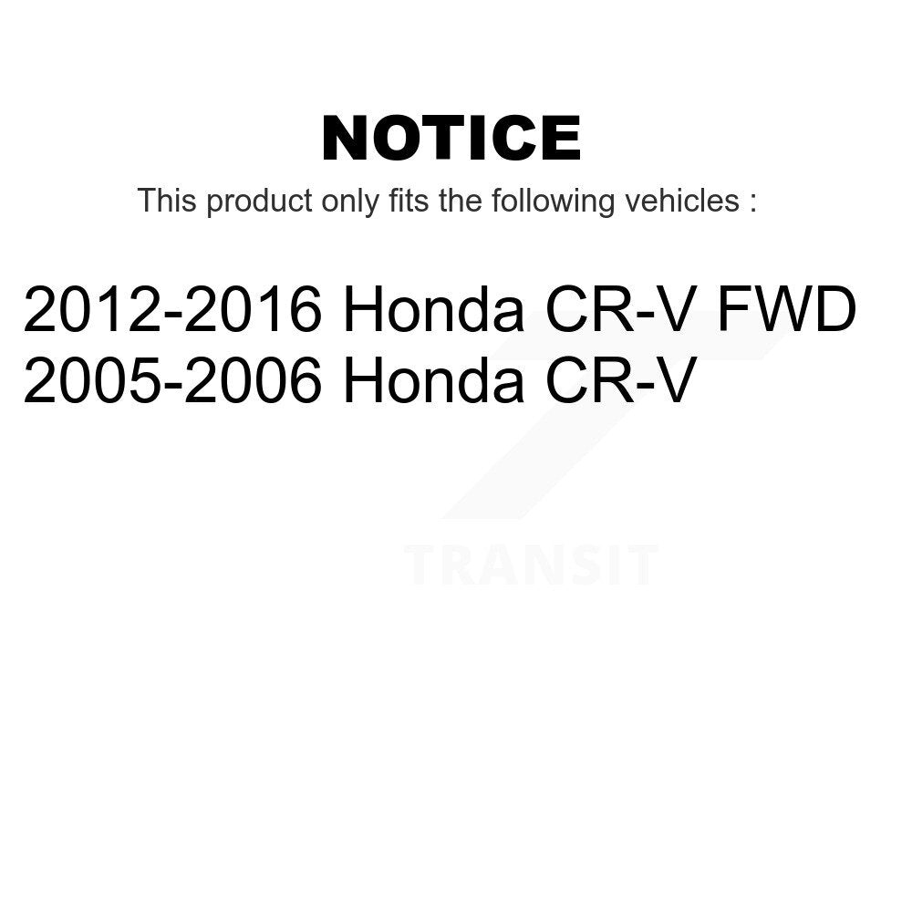 Front Rear Ceramic Brake Pads Kit For Honda CR-V KCX-100474