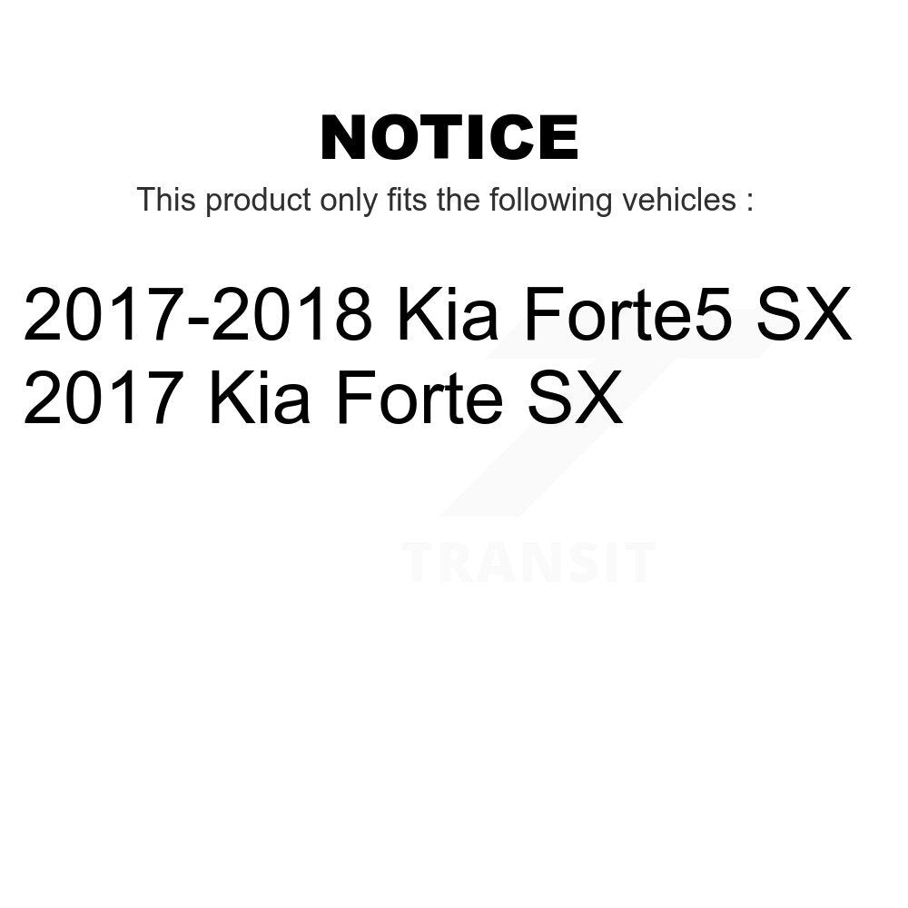 Front Rear Ceramic Brake Pads Kit For Kia Forte Forte5 SX KCX-100442