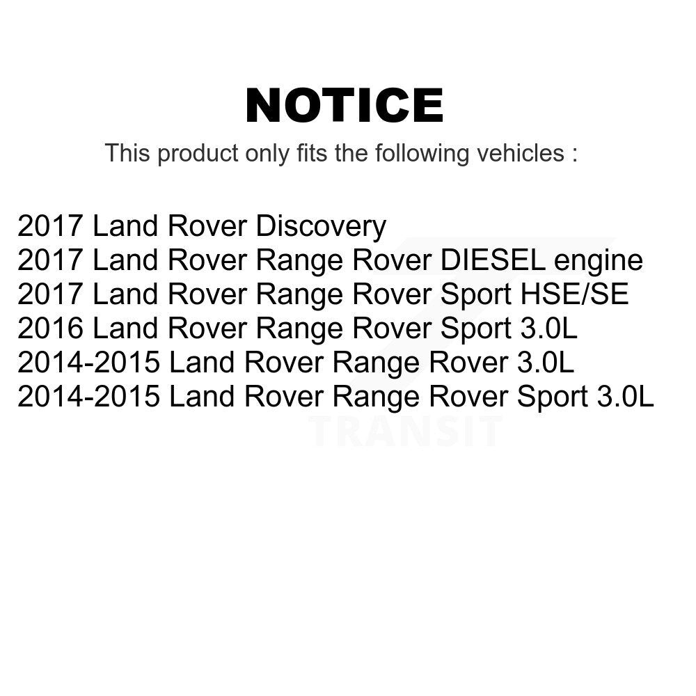 Front Rear Ceramic Brake Pads Kit For Land Rover Range Sport Discovery KTC-100577