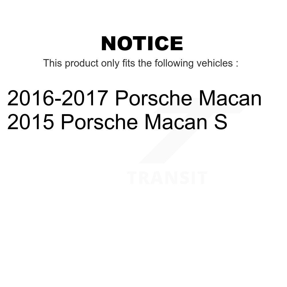 Front Rear Ceramic Brake Pads Kit For Porsche Macan KTC-100564