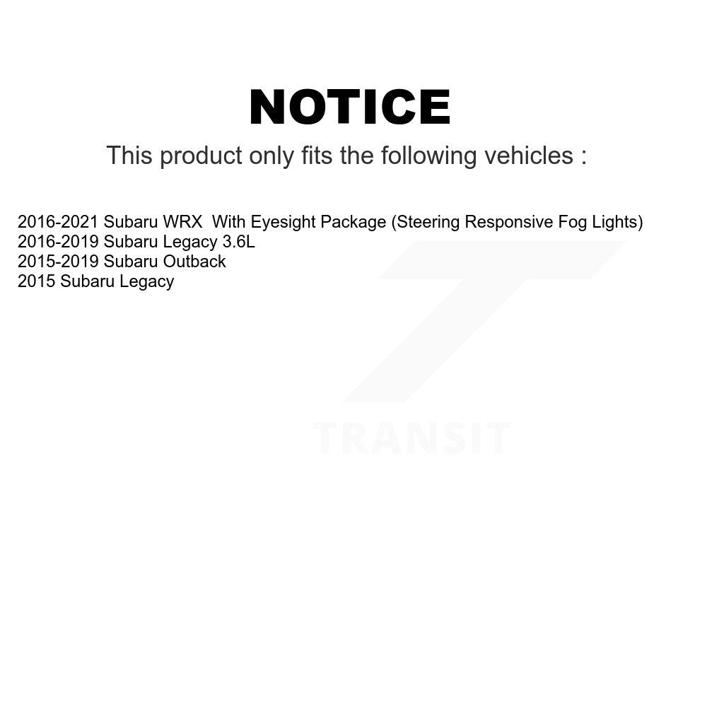Front Rear Ceramic Brake Pads Kit For Subaru Outback Legacy WRX KCX-100461