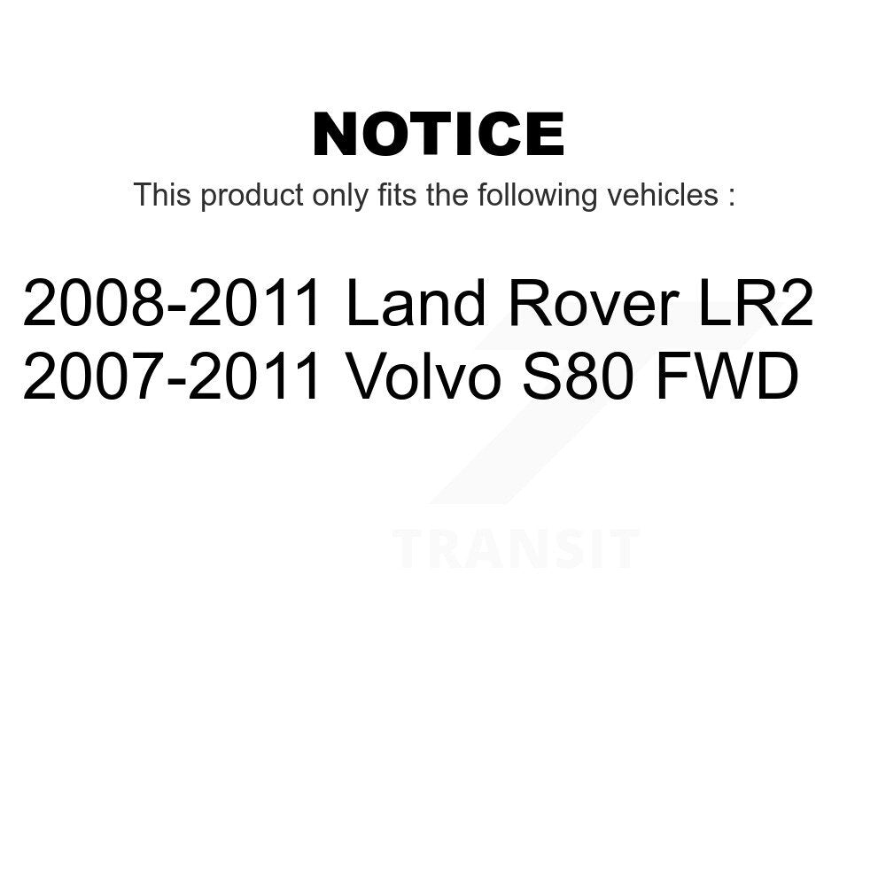 Front Rear Ceramic Brake Pads Kit For Volvo S80 Land Rover LR2 KCX-100362