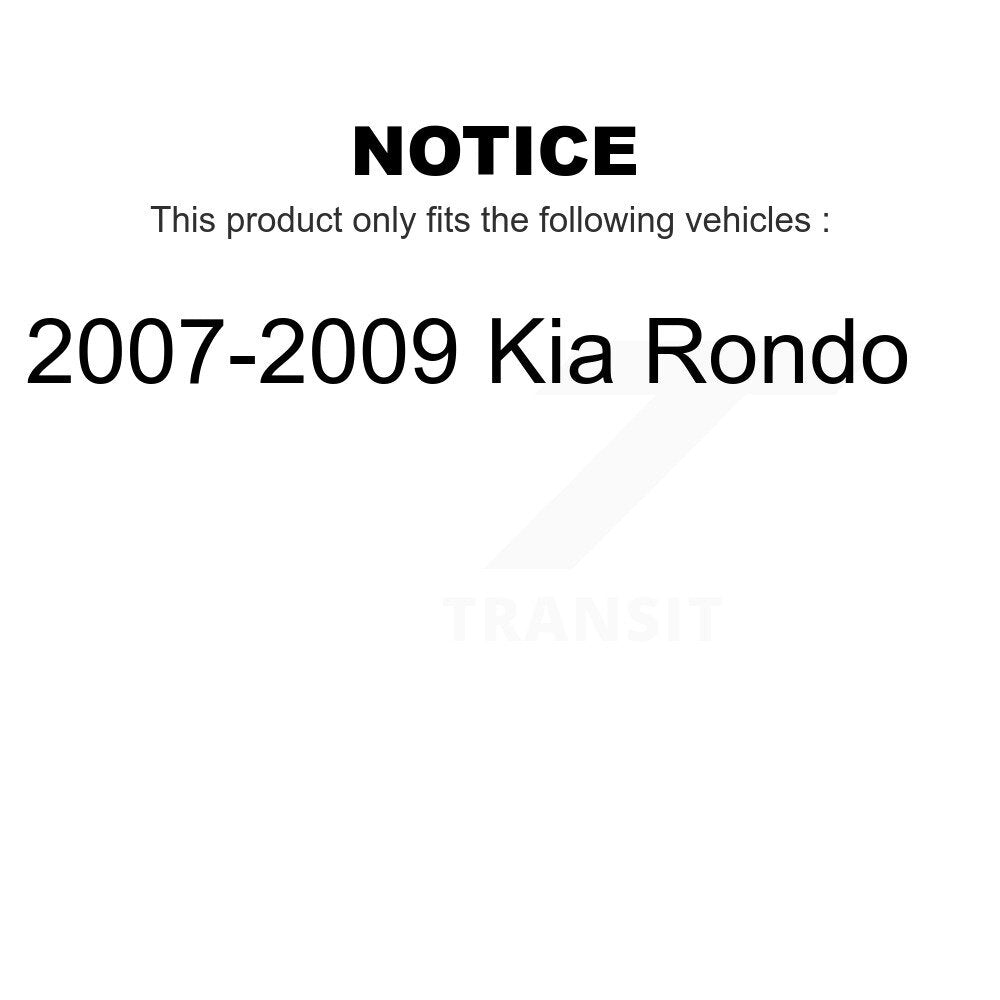 Front Rear Coated Disc Brake Rotors Kit For 2007-2009 Kia Rondo KG-101065