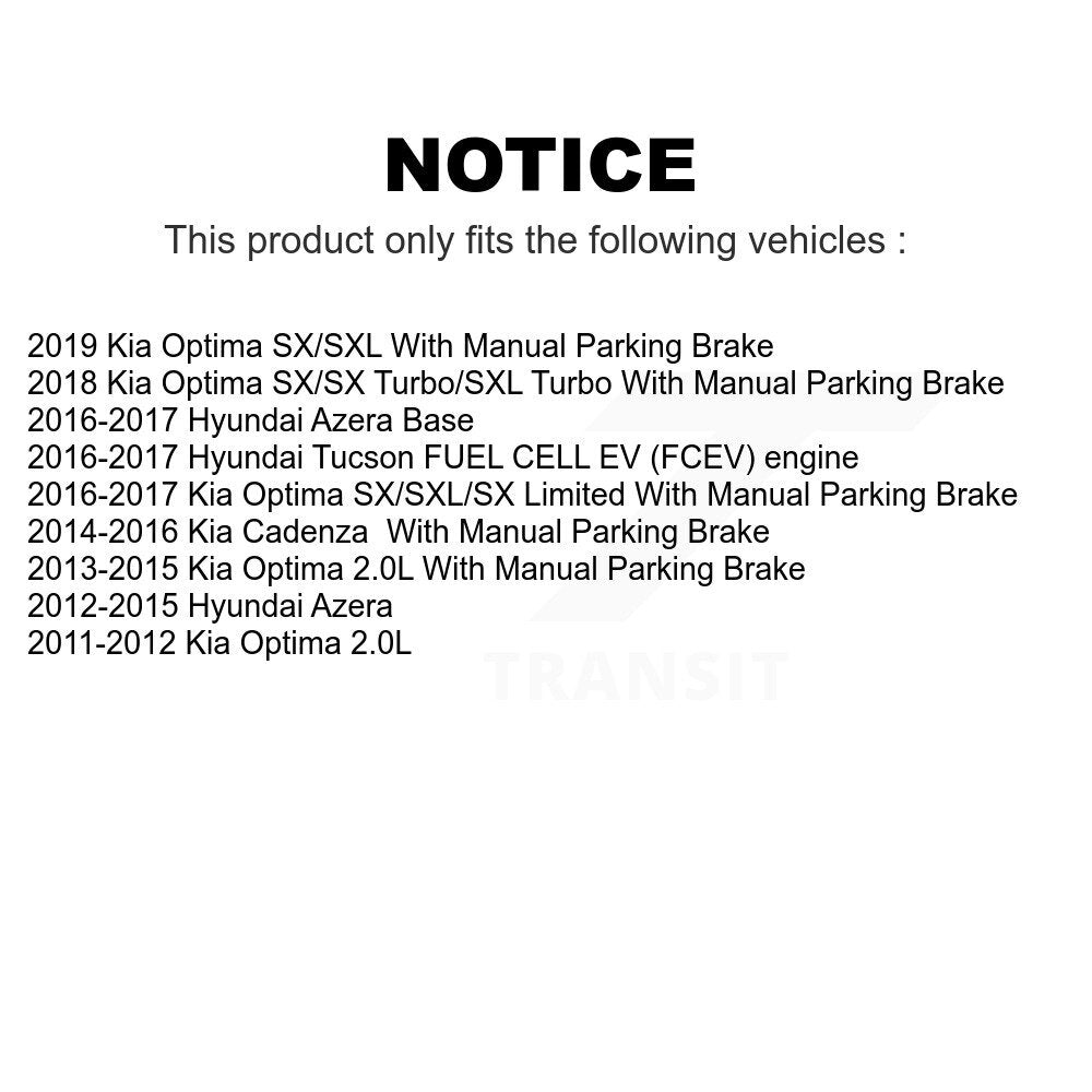 Front Rear Coated Drilled Slotted Disc Brake Rotors Kit For Kia Optima Hyundai Tucson Azera Cadenza KD-100499