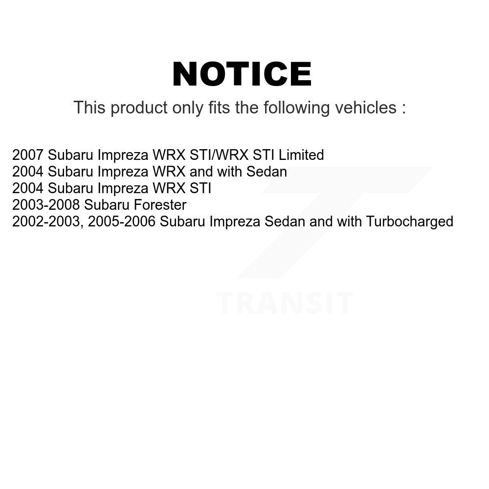 Front Rear Suspension Stabilizer Bar Link Kit For Subaru Forester Impreza KTR-102037