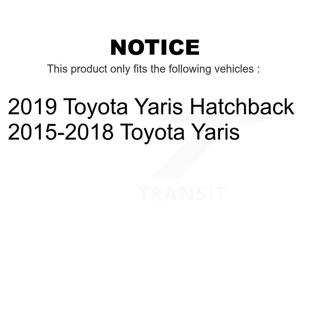 Front Rear Wheel Bearing And Hub Assembly Kit For Toyota Yaris K70-101763