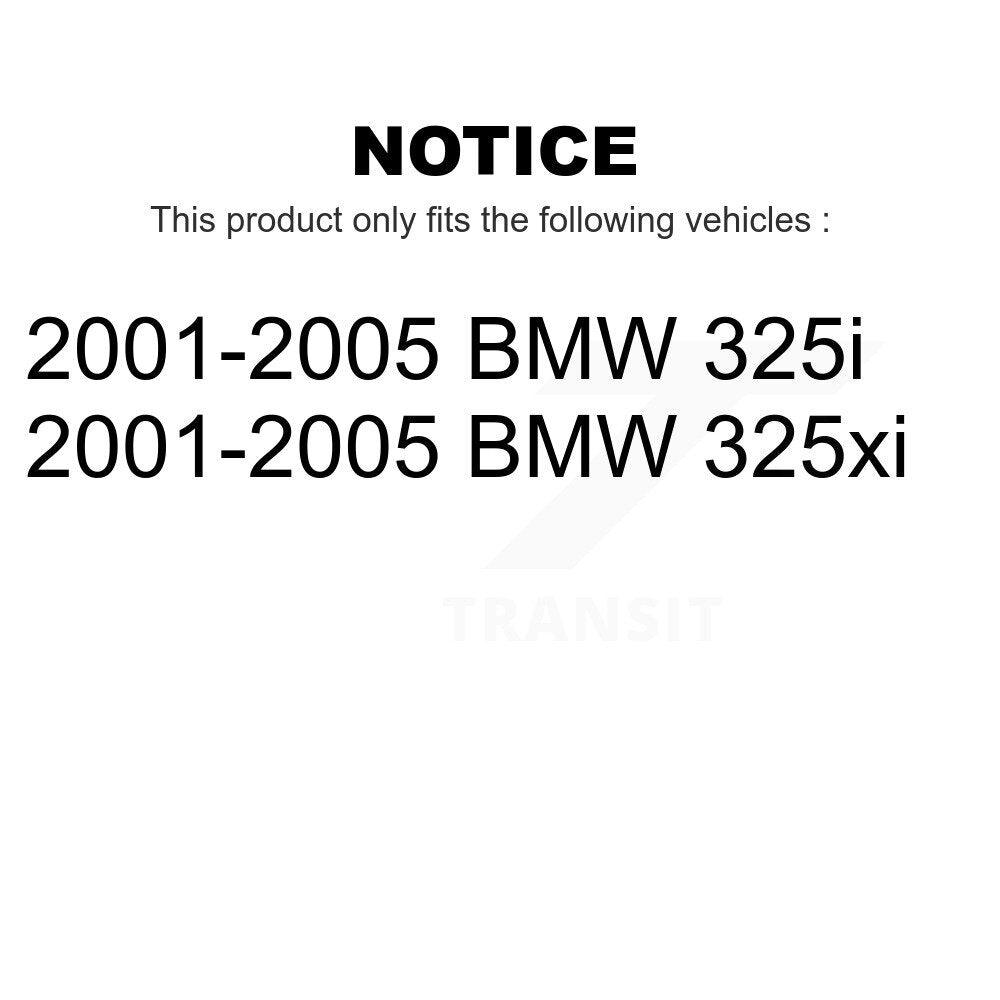Front Rear Wheel Bearing Kit For 2001-2005 BMW 325i 325xi K70-101730