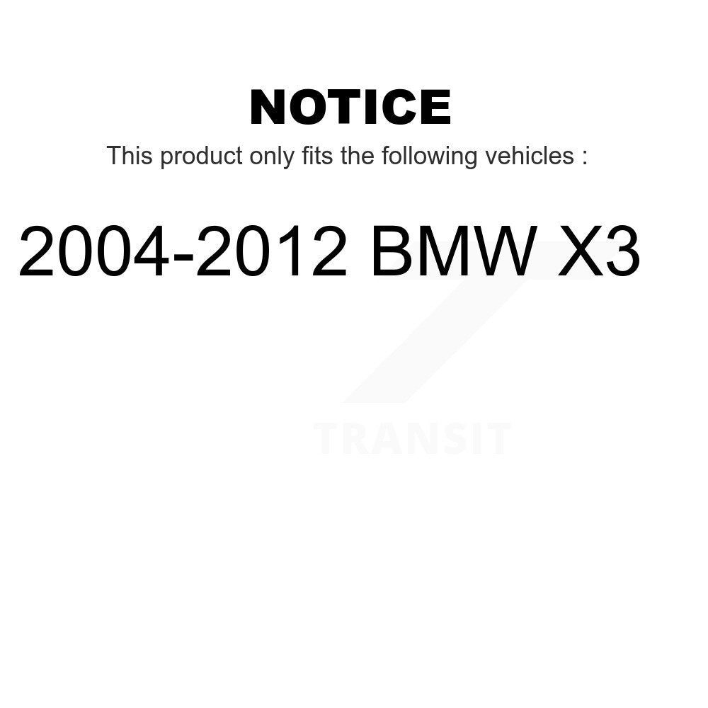 Front Rear Wheel Bearing Kit For 2004-2012 BMW X3 K70-101144