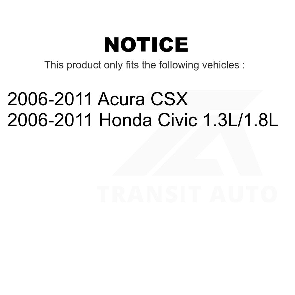 Front Right Lower Suspension Control Arm Ball Joint Assembly 72-CK620383 For 2006-2011 Honda Civic Acura CSX