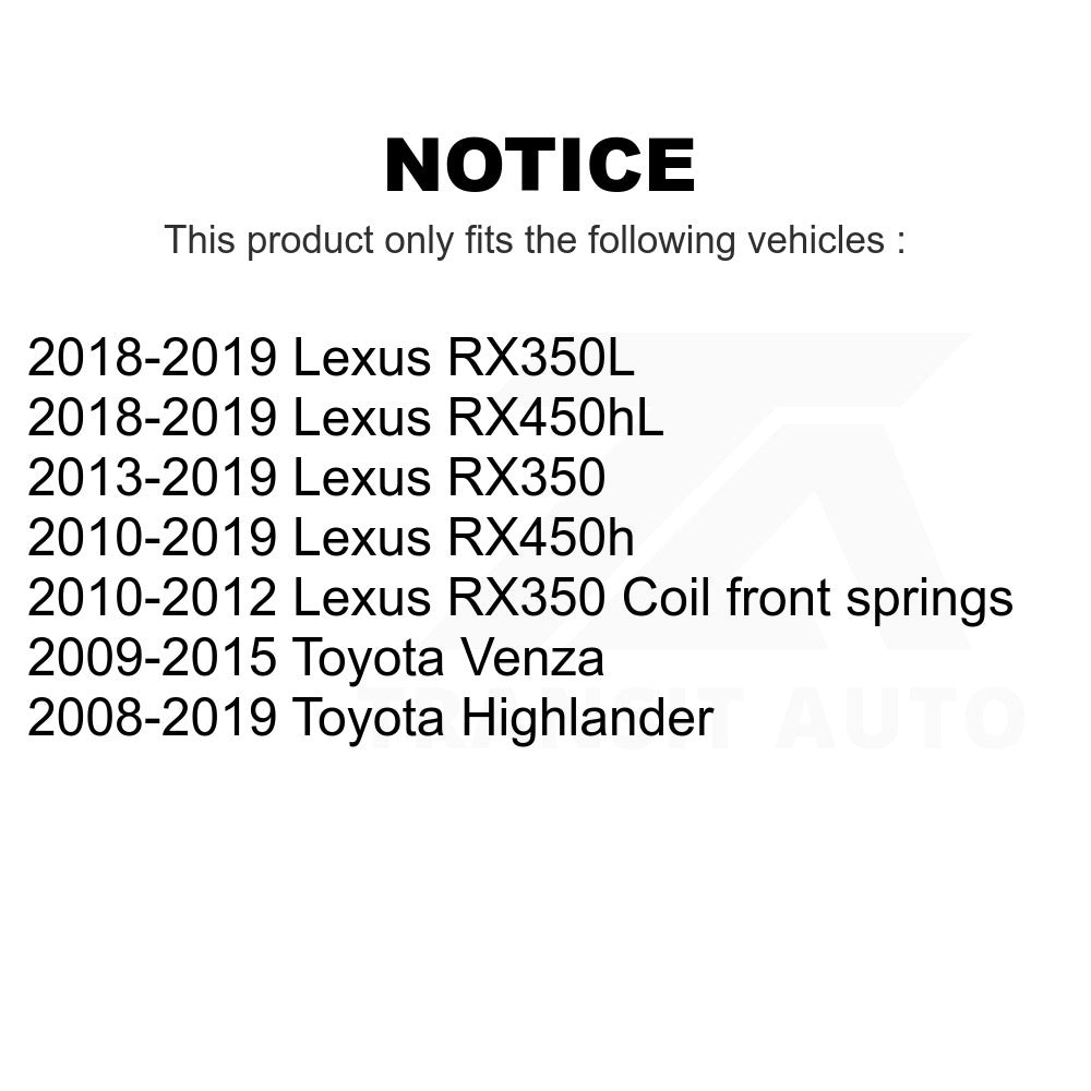 Front Right Lower Suspension Control Arm Ball Joint Assembly TOR-CK622944 For Toyota Highlander Lexus RX350 Venza RX450h RX350L RX450hL