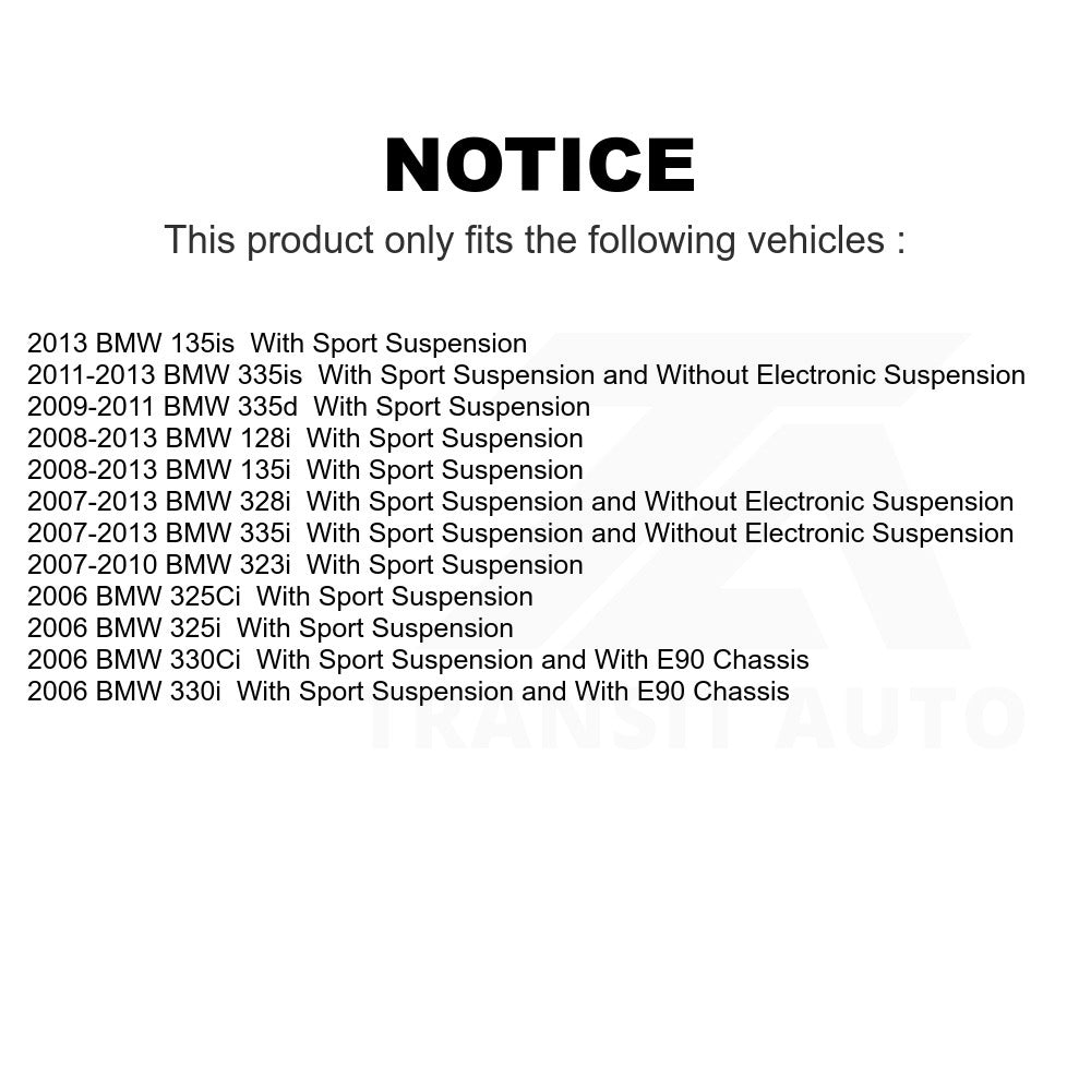 Front Right Suspension Strut 78-72755 For BMW 328i 335i 325i 128i 330i 135i 335d 325Ci 330Ci 335is 135is 323i