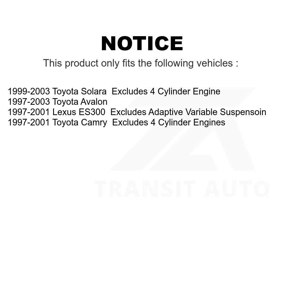 Front Right Suspension Strut Coil Spring Assembly 78A-11282 For Toyota Camry Avalon Lexus ES300 Solara
