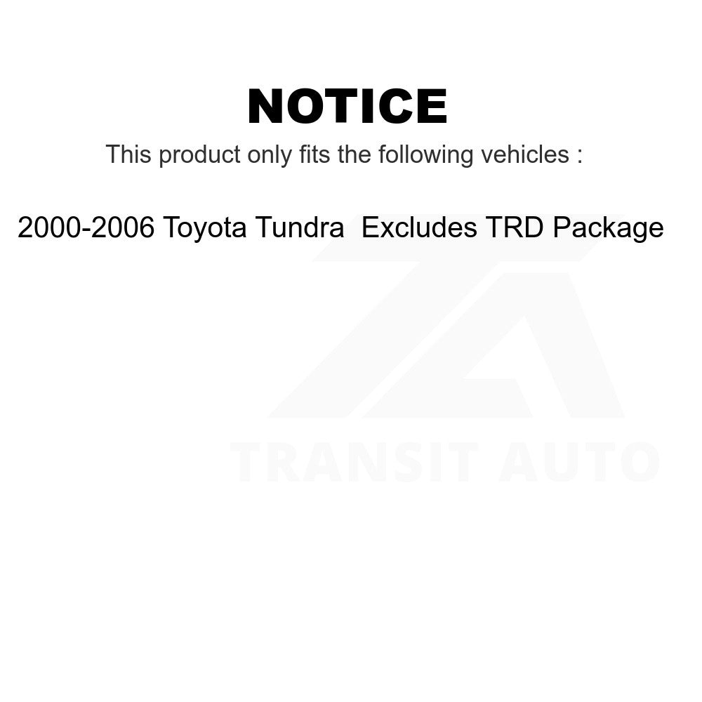 Front Right Suspension Strut Coil Spring Assembly 78A-11932 For 2000-2006 Toyota Tundra Excludes TRD Package