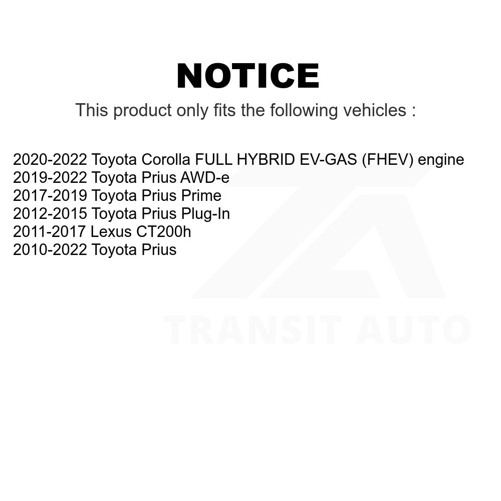 Front Semi-Metallic Disc Brake Pads PPF-D1184A For Toyota Prius Corolla Lexus CT200h Prime Plug-In AWD-e