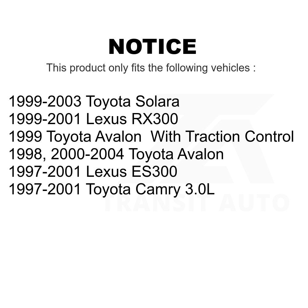 Front Semi-Metallic Disc Brake Pads PPF-D707 For Toyota Camry Avalon Lexus RX300 ES300 Solara