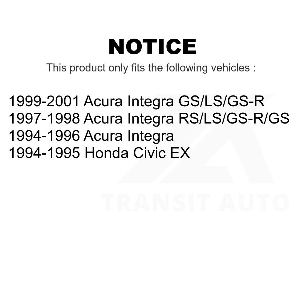 Front Semi-Metallic Disc Brake Pads SIM-617 For Acura Integra Honda Civic
