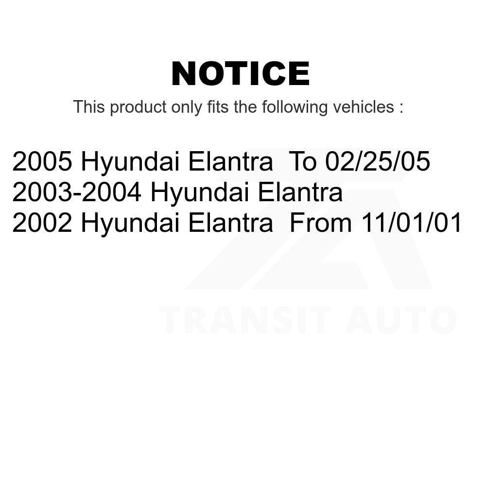 Front Semi-Metallic Disc Brake Pads SIM-941 For Hyundai Elantra