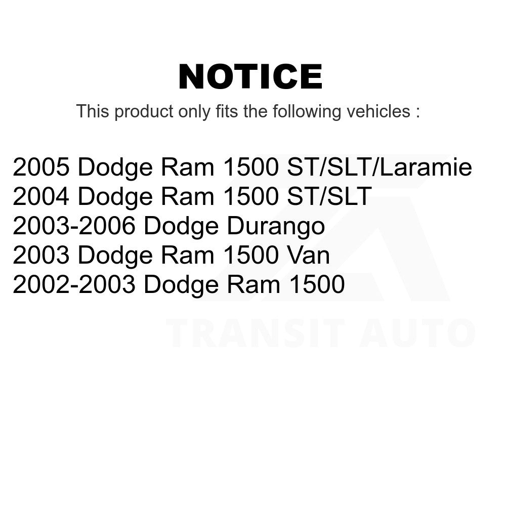 Front Semi-Metallic Disc Brake Pads SIM-966 For Dodge Ram 1500 Durango Van