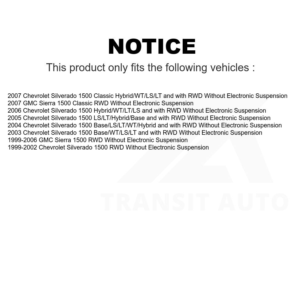 Front Shock Absorber 78-37149 For Chevrolet Silverado 1500 GMC Sierra Classic Without Electronic Suspension