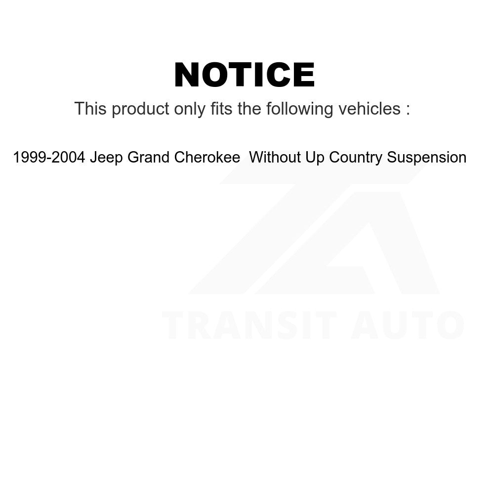 Front Shock Absorber 78-37161 For 1999-2004 Jeep Grand Cherokee Without Up Country Suspension